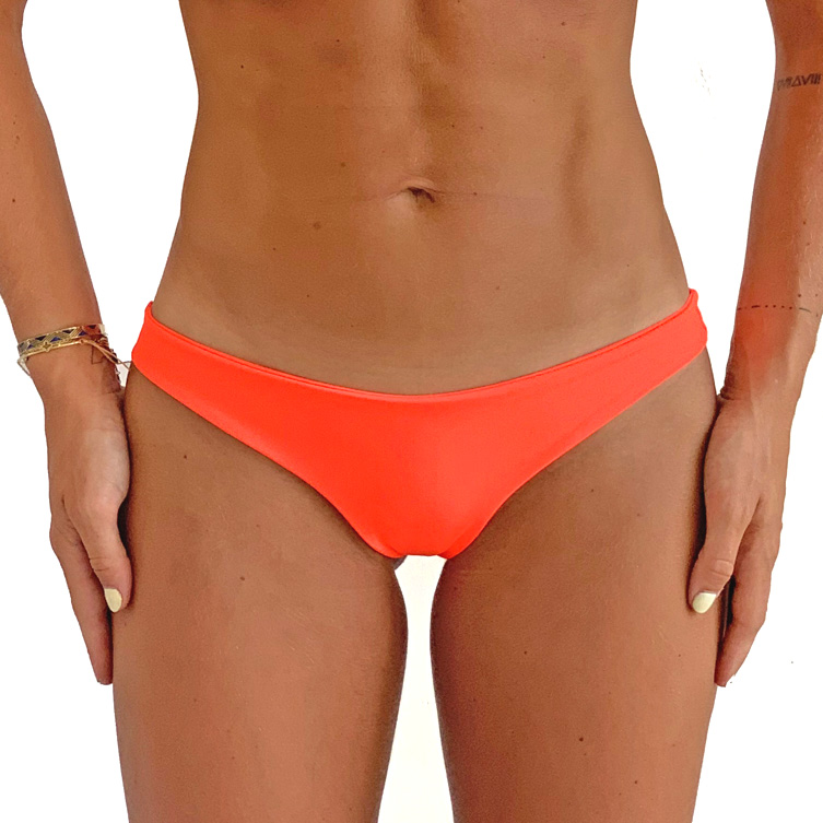 orange bikini bottom