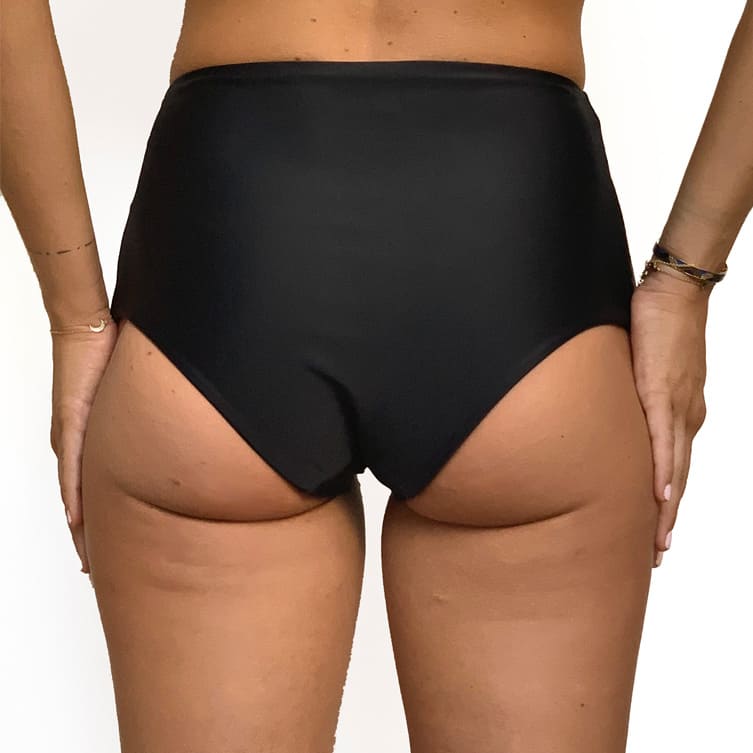 High waist bikini bottom