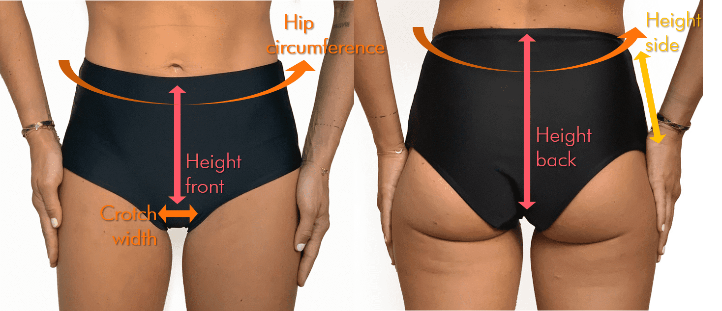 measure guidelines size high-waisted bottom Berlin