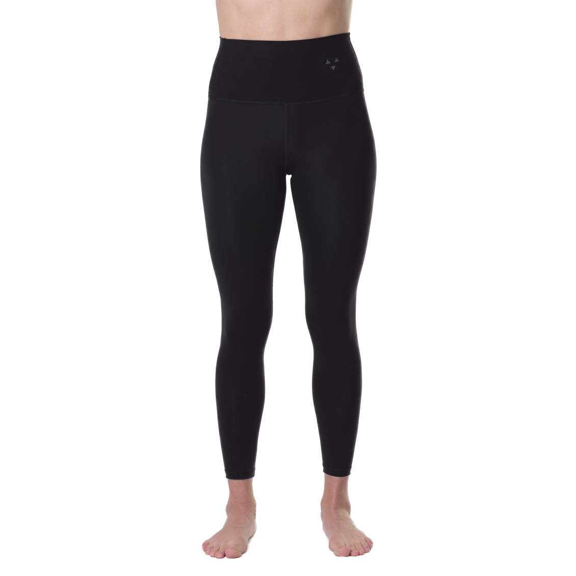 Sustainable long WONDA sports pants in black high waist